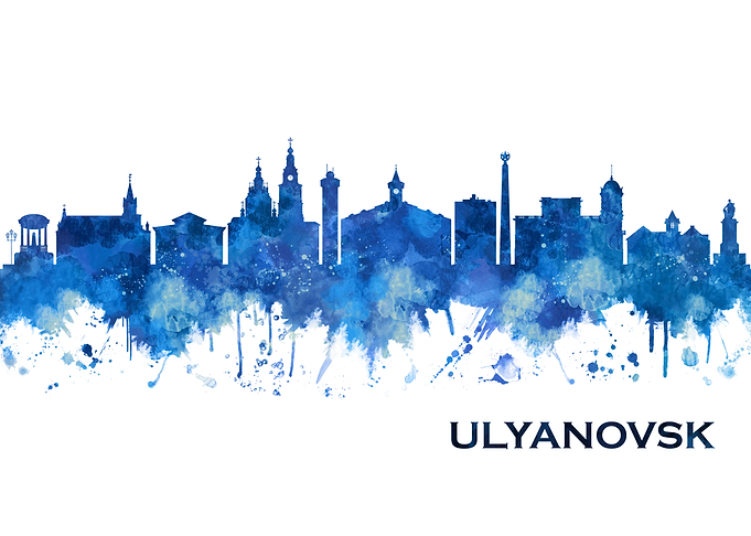 Ulyanovsk Russia Skyline