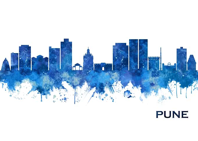 Pune Maharashtra Skyline
