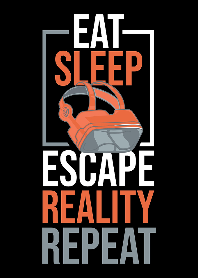 Virtual Reality VR Gamer C