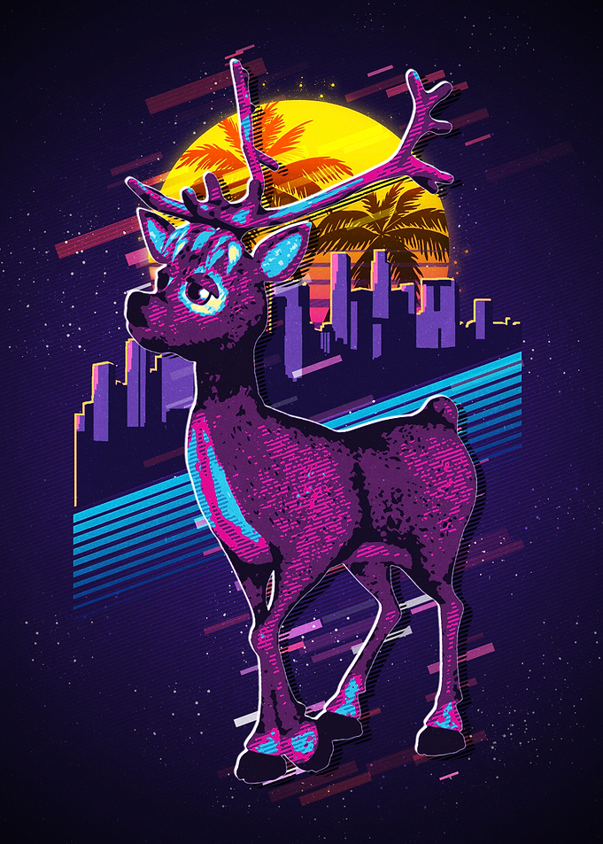 Deer Retro