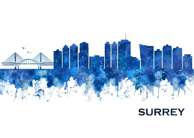 Surrey Canada Skyline Blue
