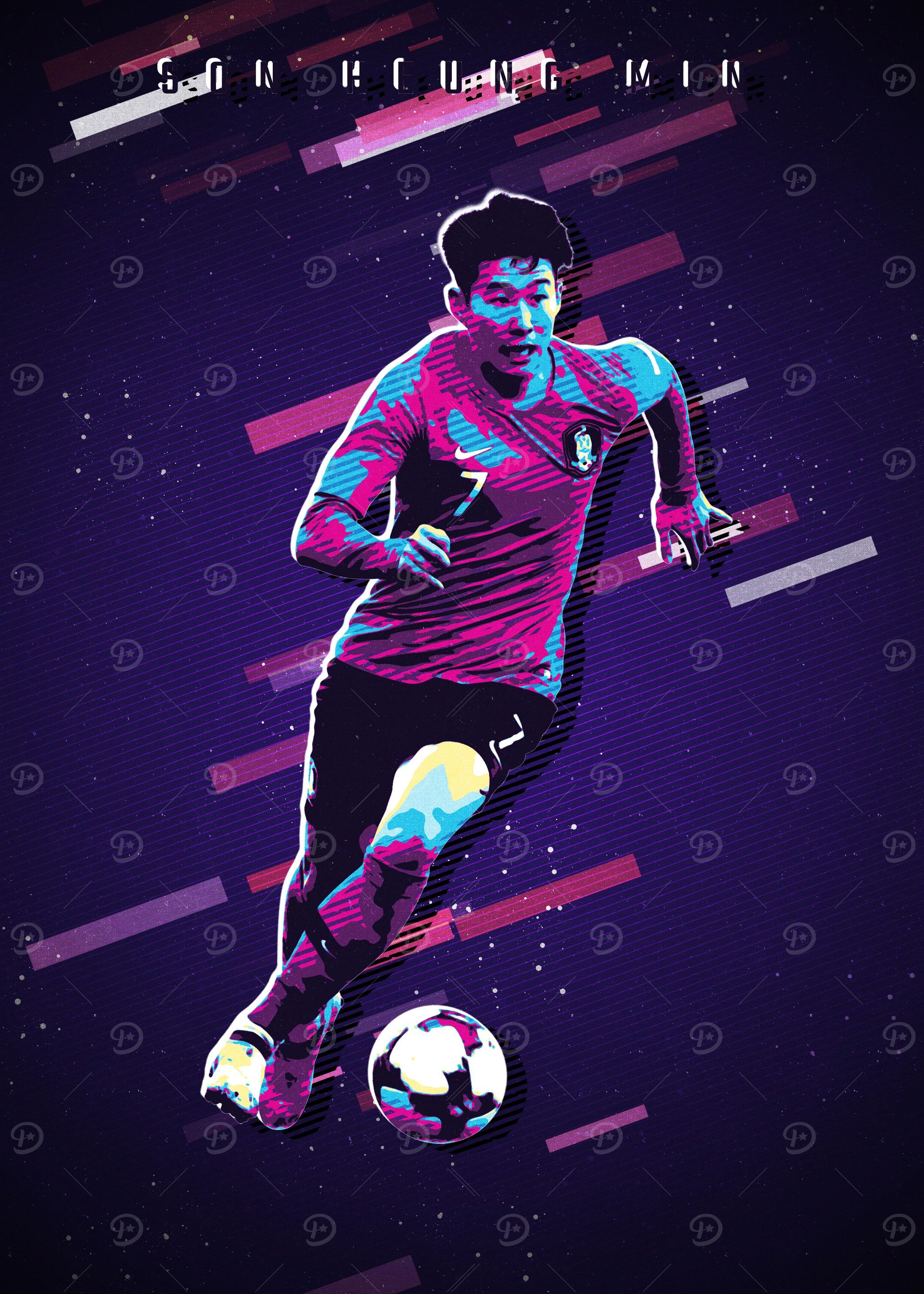 Football Player Retro