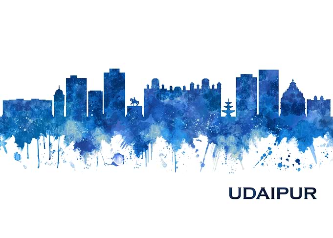 Udaipur Rajasthan Skyline