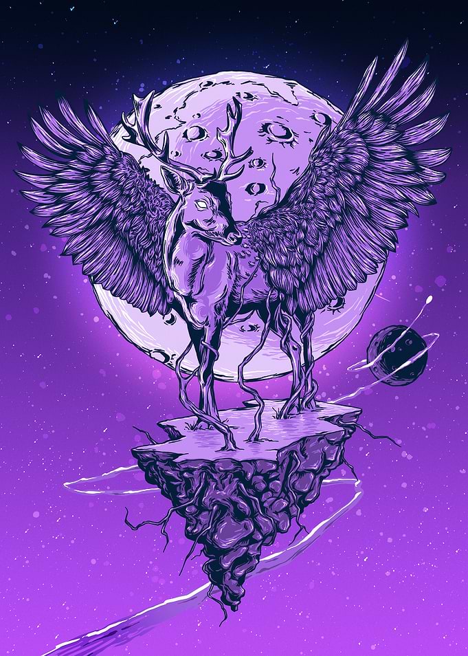 The winged Deer
