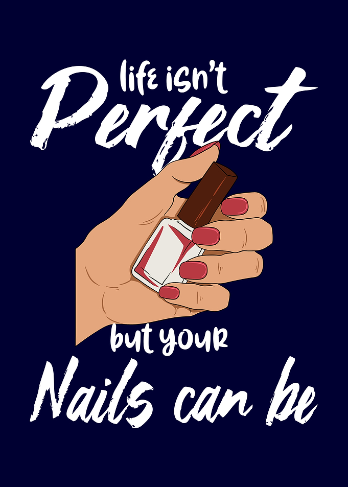 Life isnt Perfect Nails