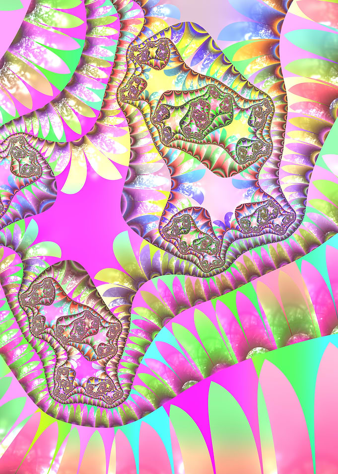 Vibrant Colorful Fractal