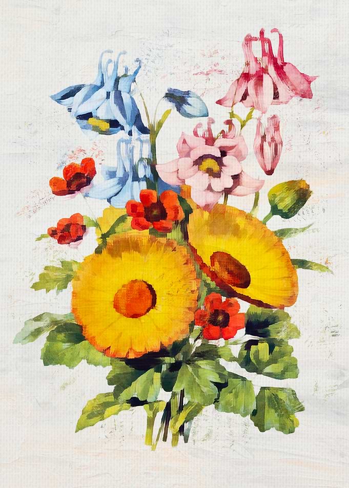 Simple Floral Painting 8