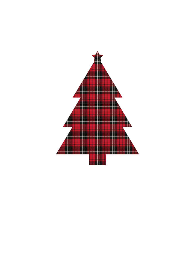 Red Caro Christmas tree