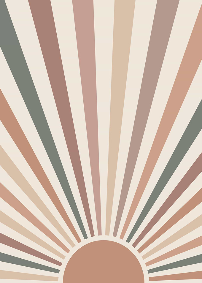 Boho Sunburst Print 4