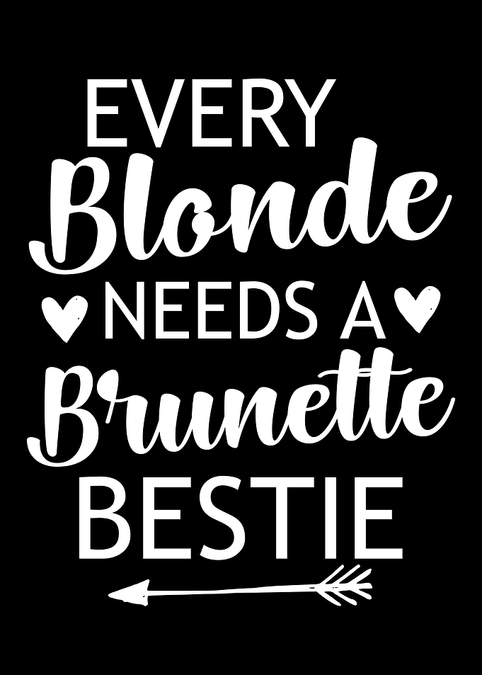 Blonde And Brunette Girls
