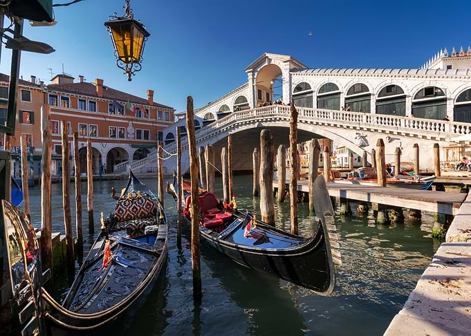 gondolas in venice