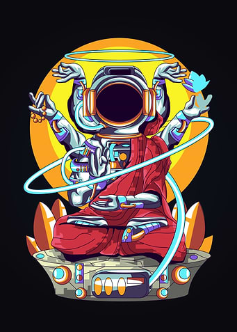Buddha Astronaut