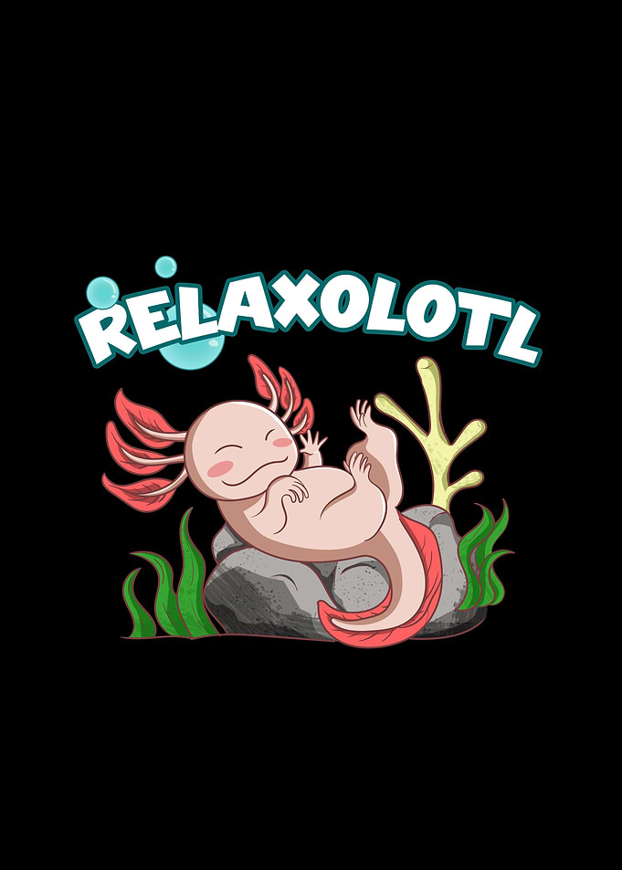 Axolotl kawaii Funny
