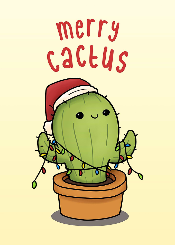 Merry Christmas Cactus