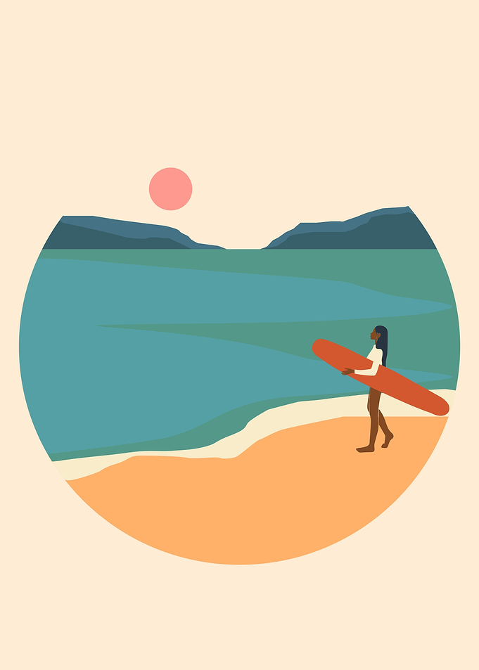 Beach Sea Landscape Poster