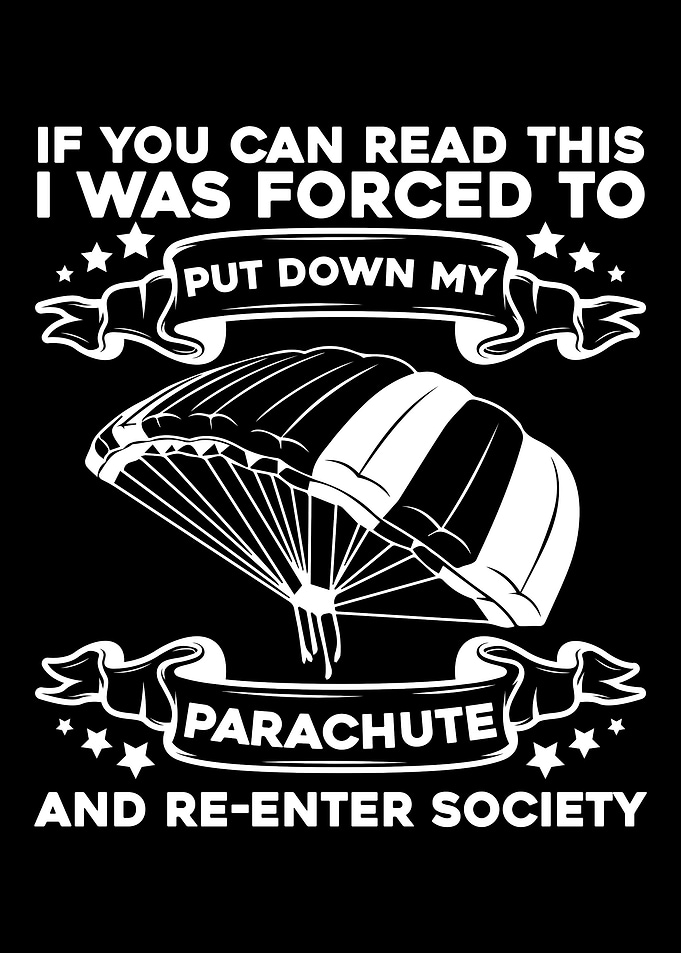 Skydiving Paratrooper