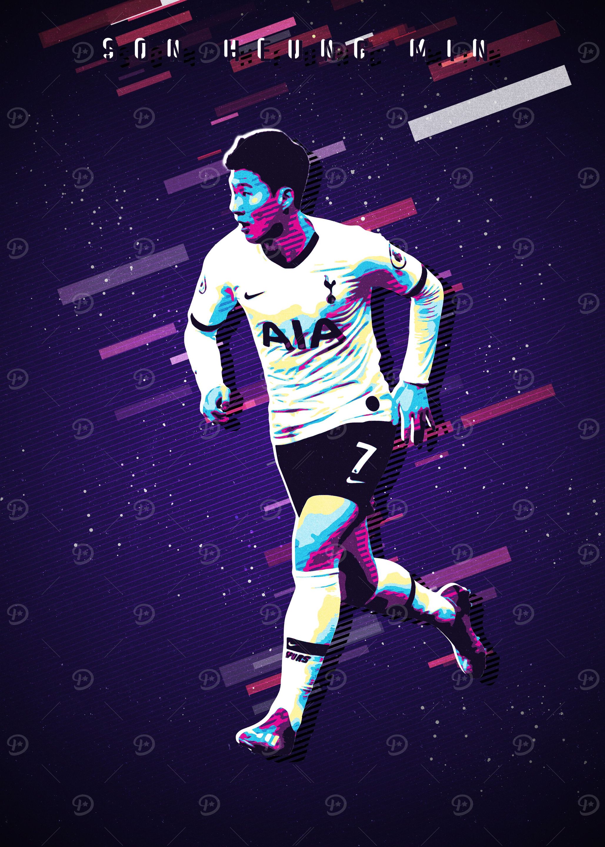 Football Player Retro