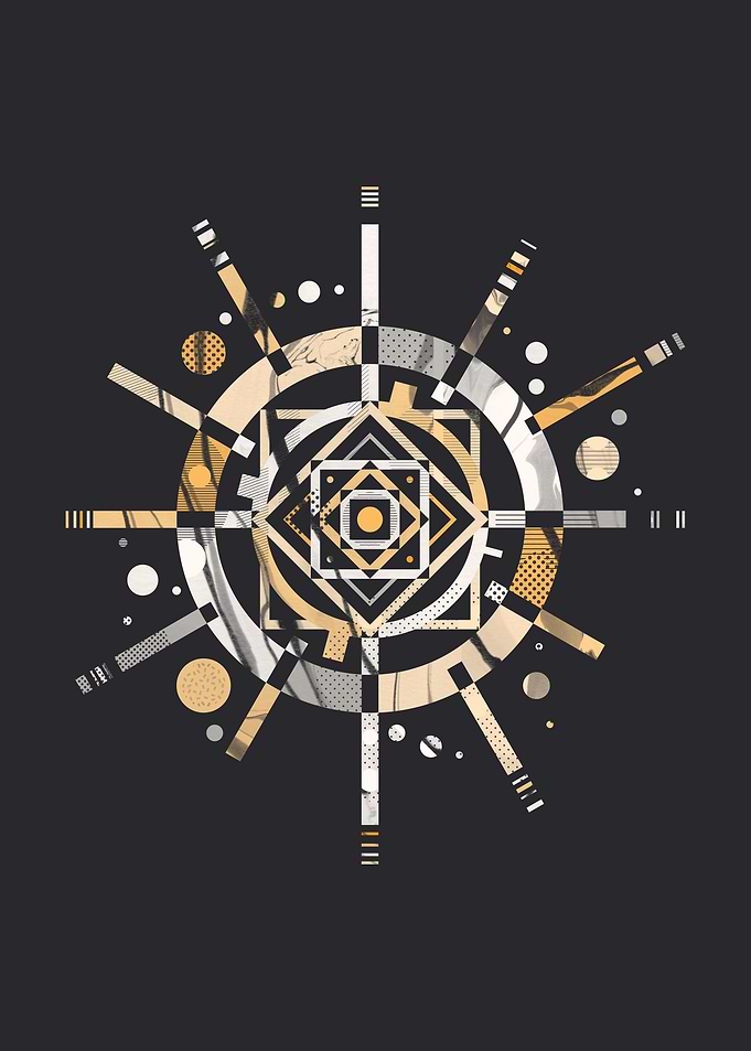 Geometric sun