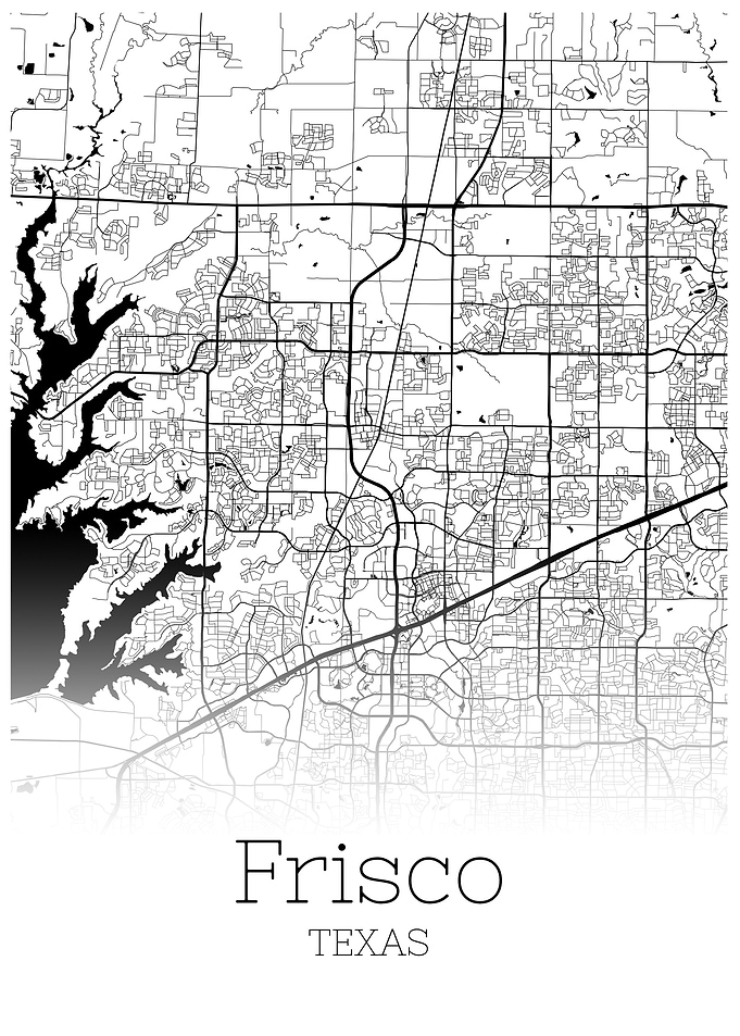 Frisco Texas city map
