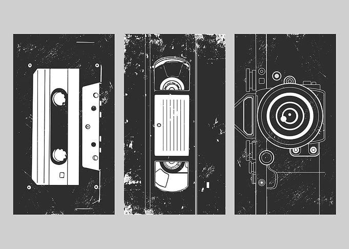 Vintage mix tape