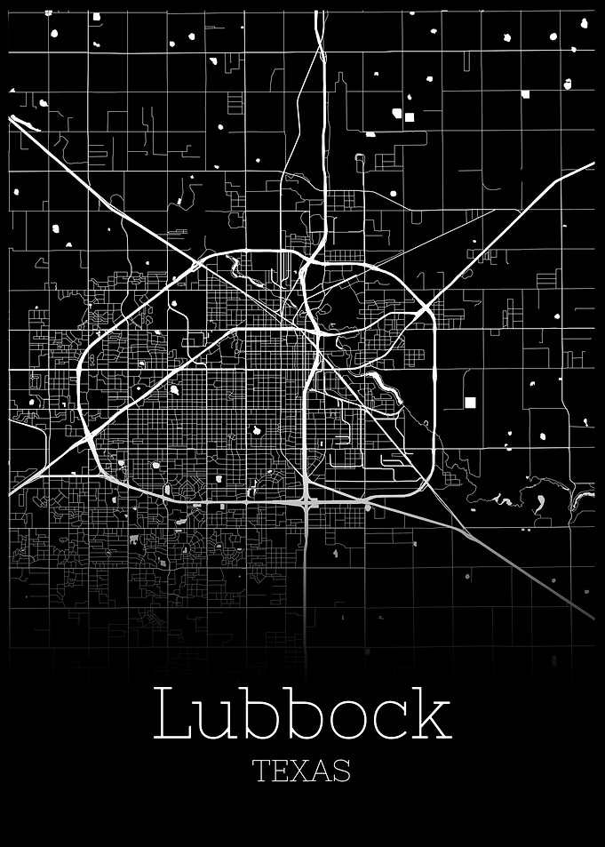 Lubbock Texas map
