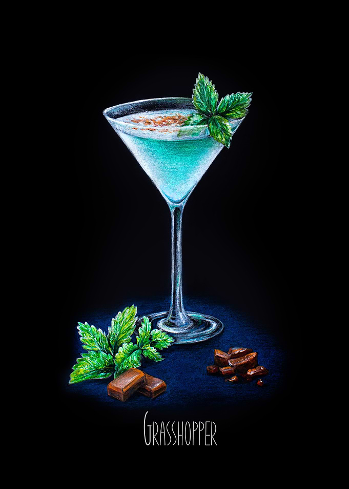Grasshopper cocktail