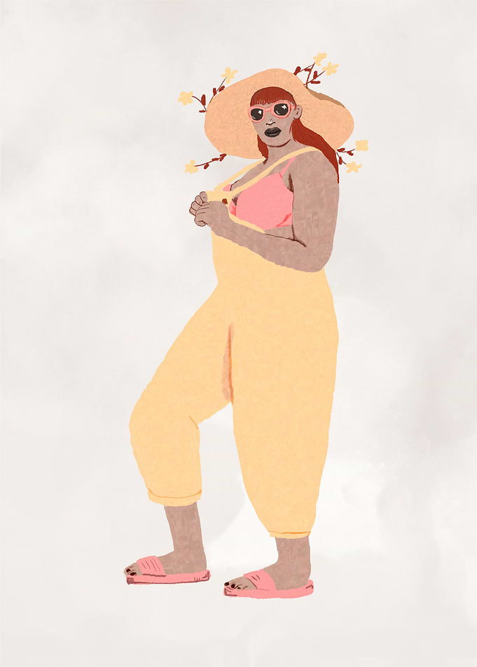 Great summer big hat