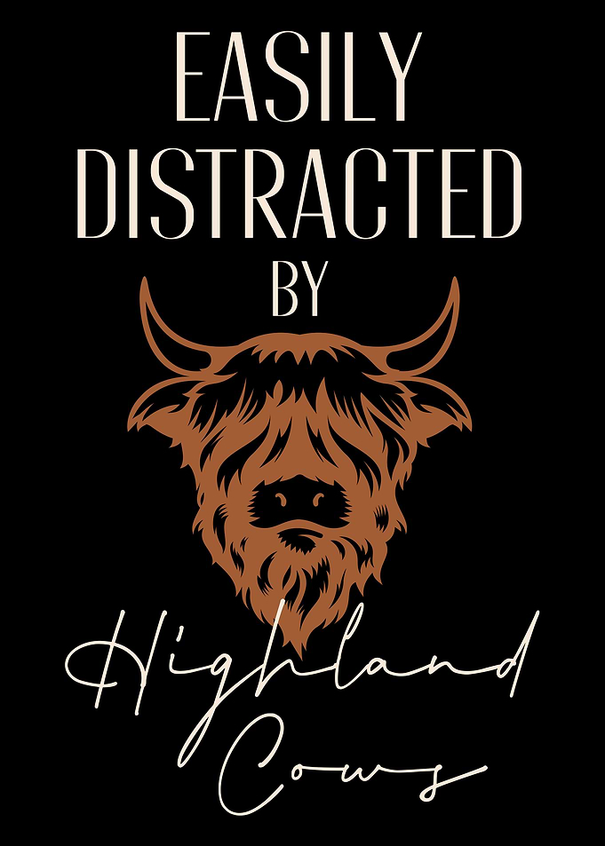 Funny Highland Cow