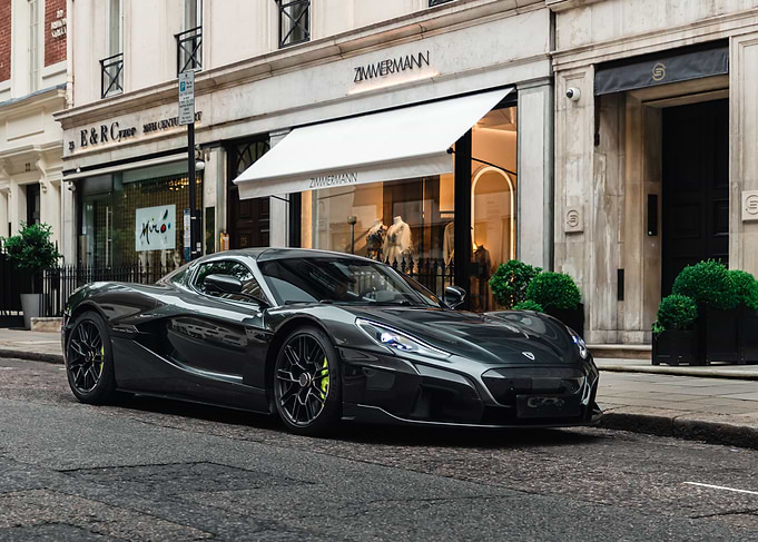 Rimac Nevera London Street