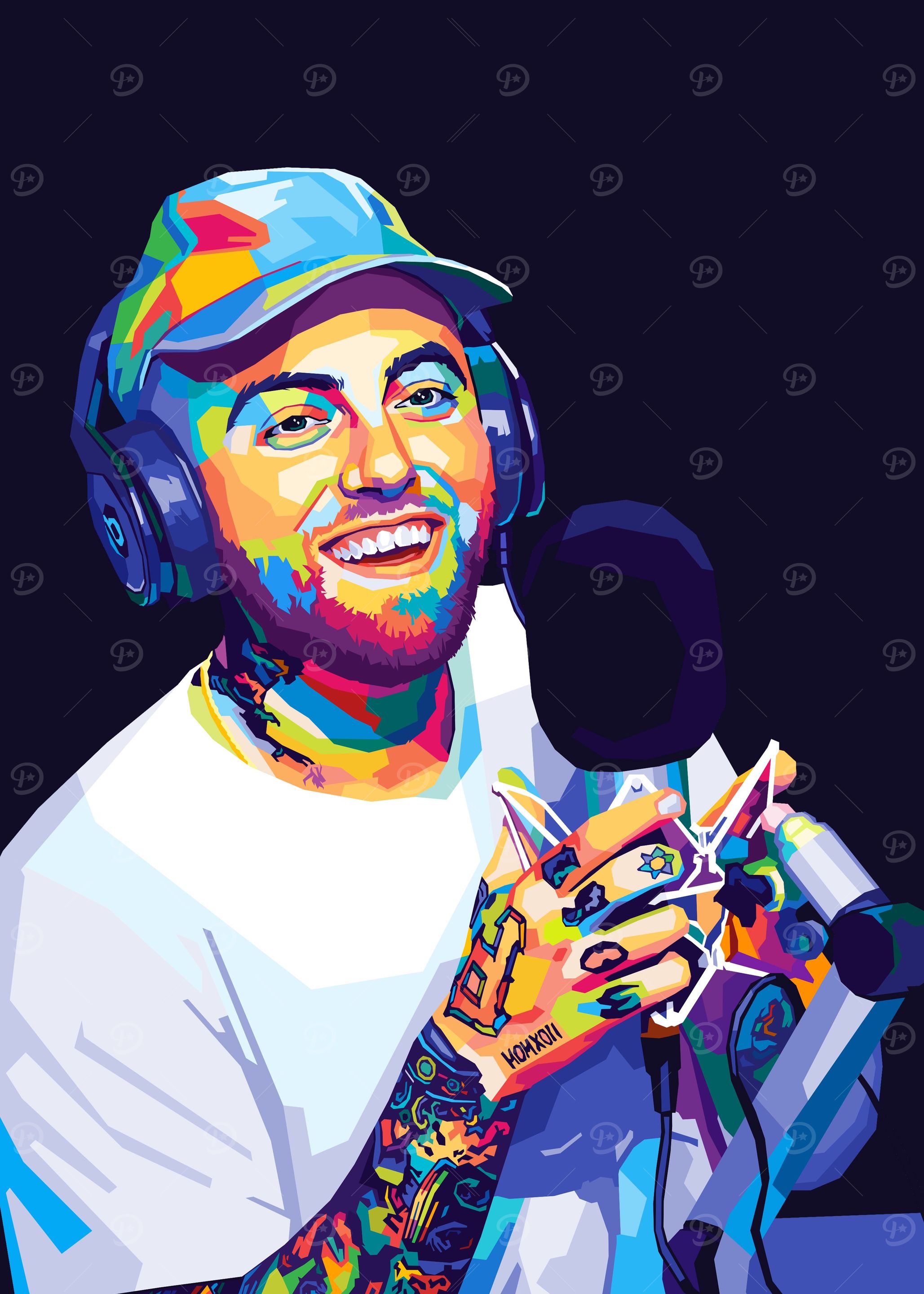 Mac Miller Pop Art