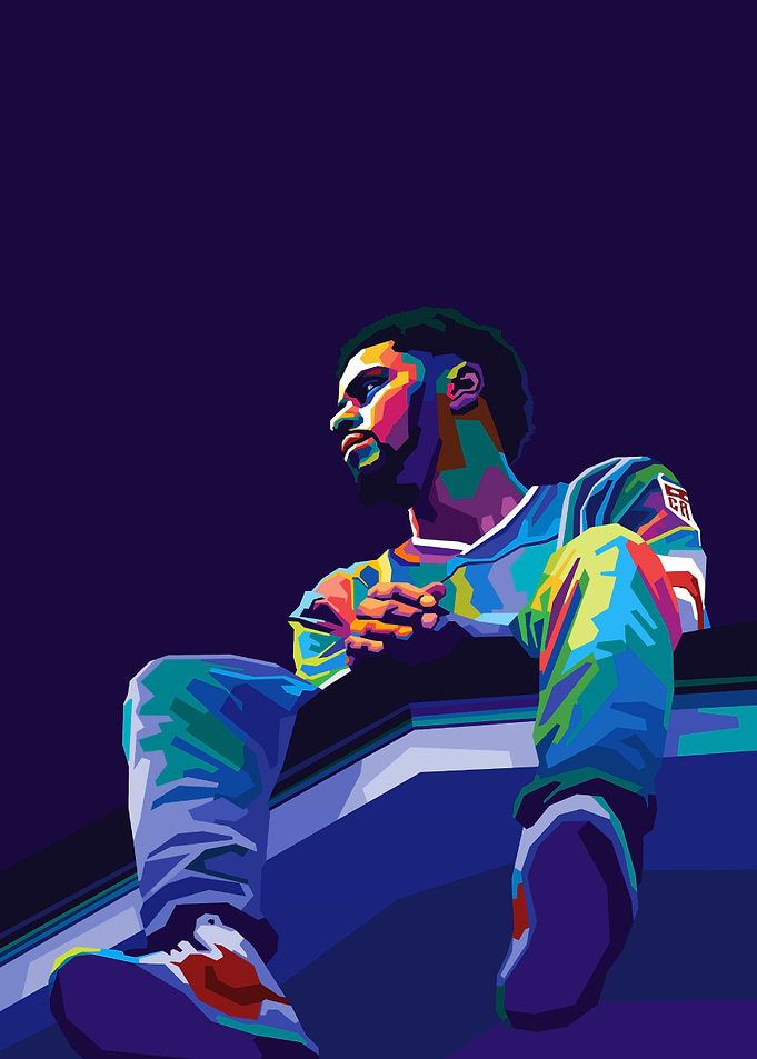 J cole Pop Art