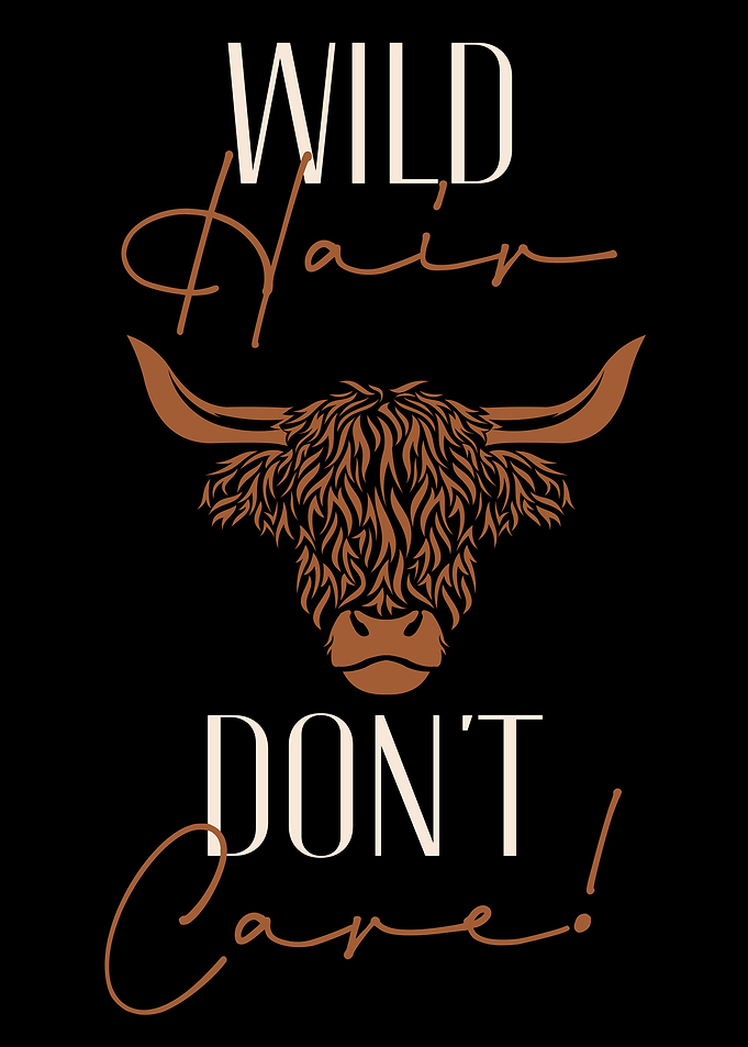 Funny Highland Cow