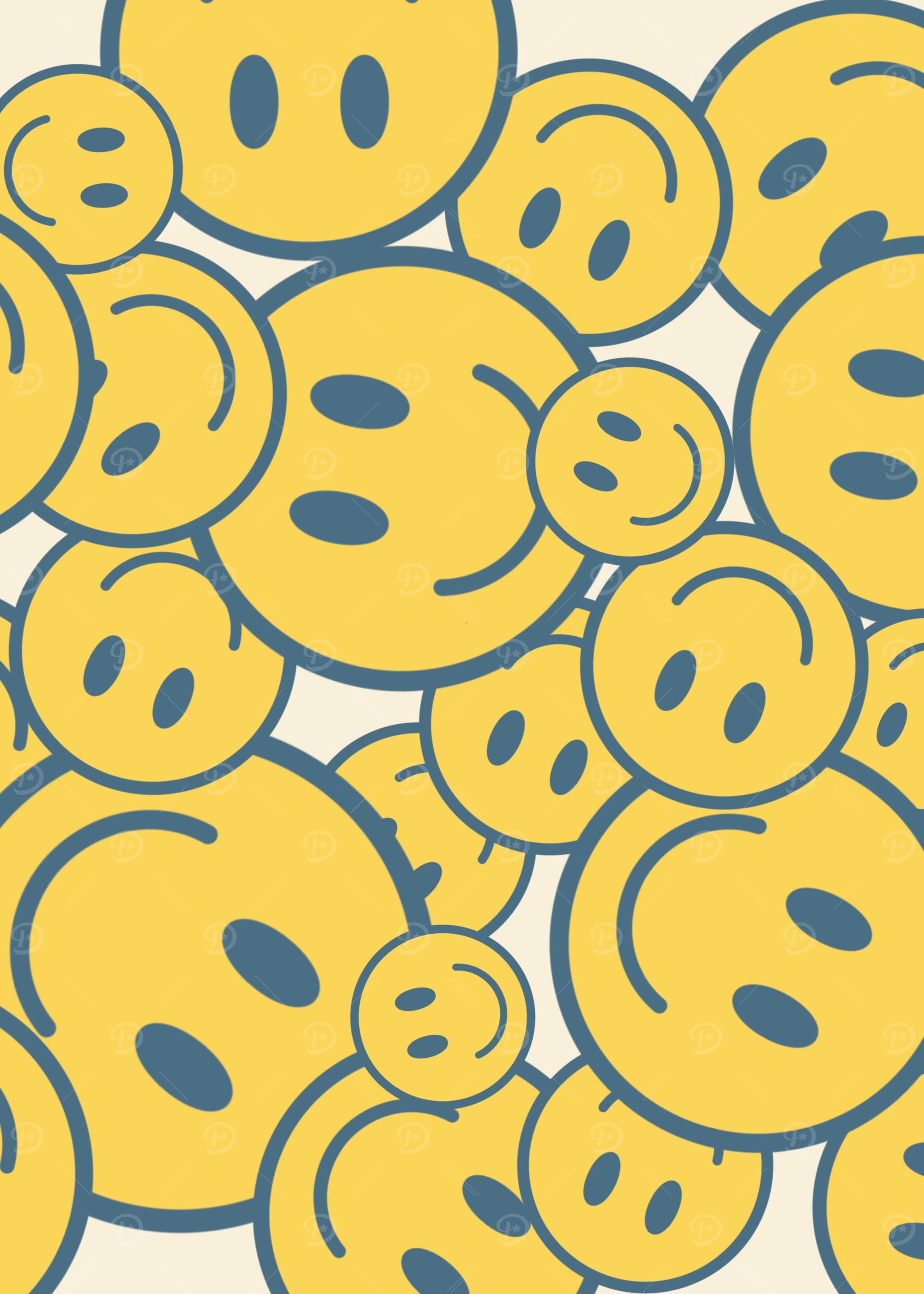 Lots of yellow smiles