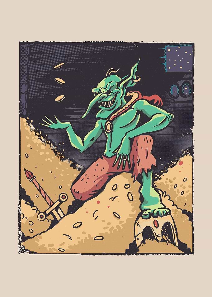 Gold goblin
