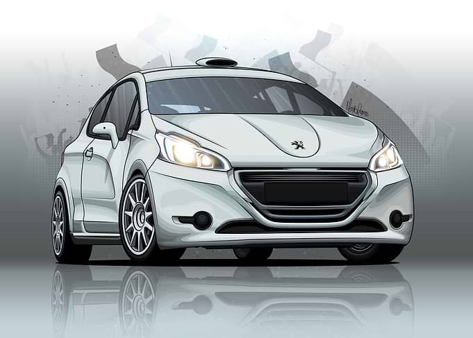 Peugeot 208 R2 Artwork
