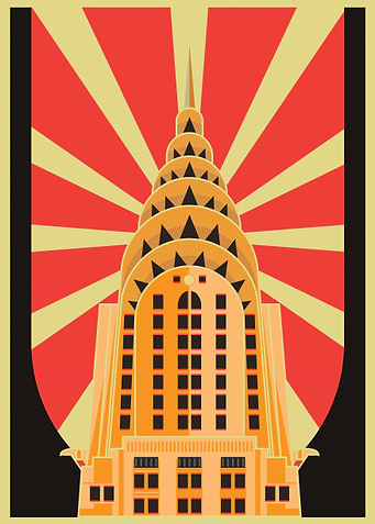 Vintage Art Deco Building
