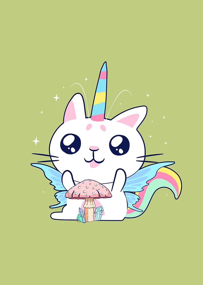 Fairycore Fairy Kawaii Cat