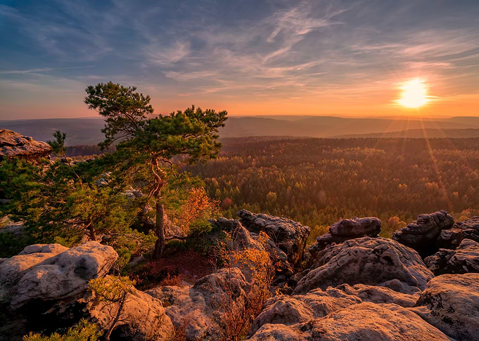Sunset at Gohrisch