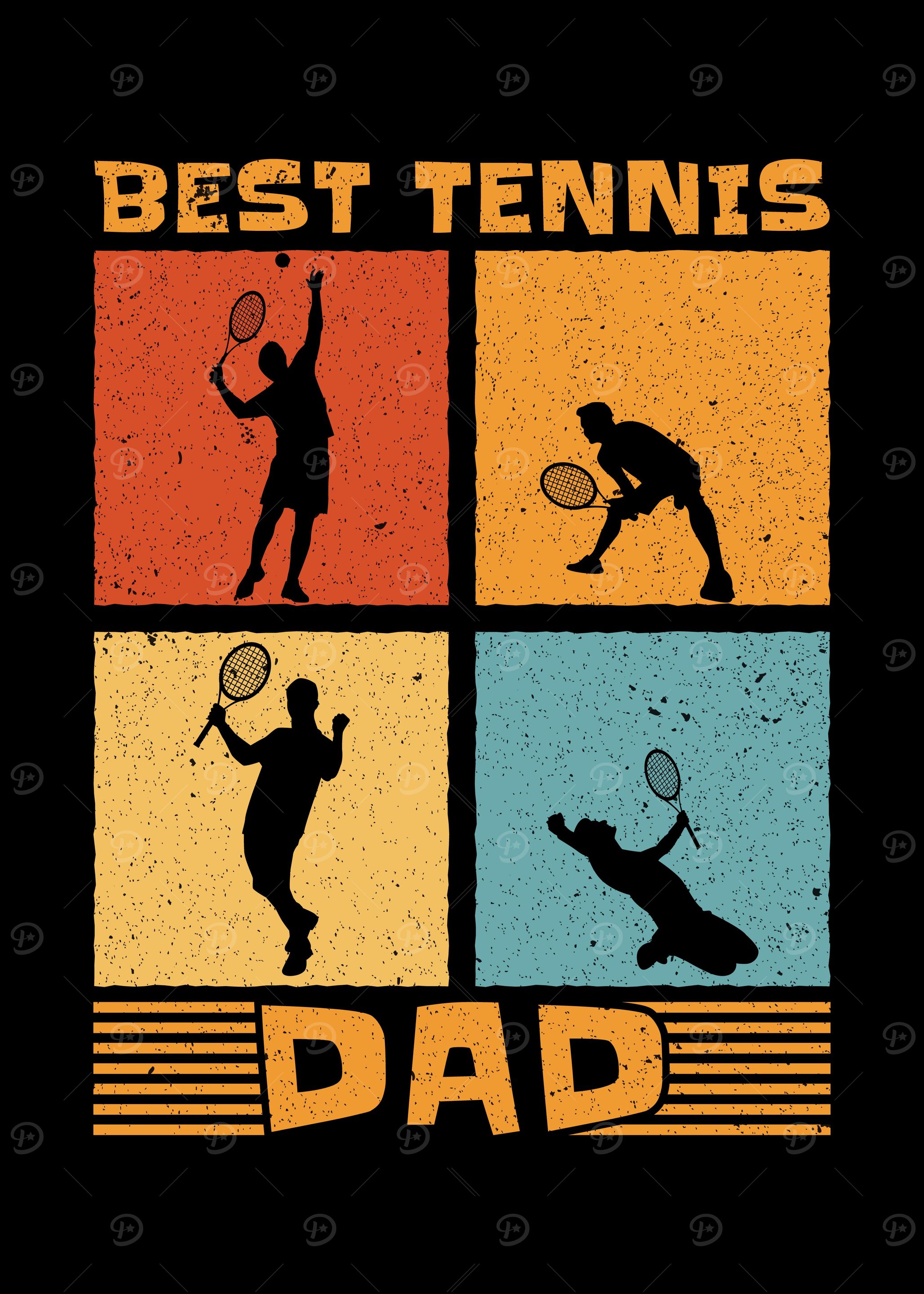 Best Tennis Dad Retro