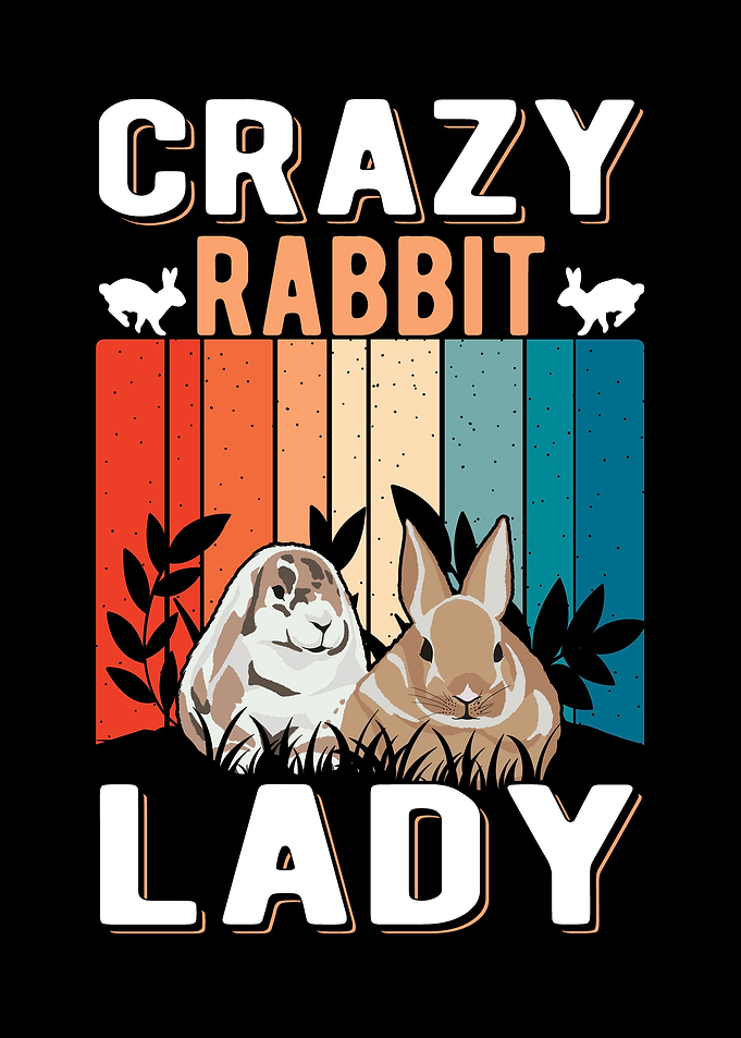 Crazy Rabbit Lady Bunny