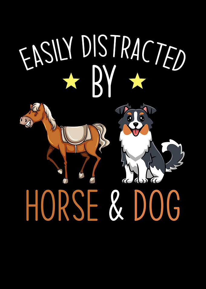 Easily Distracted By Horse