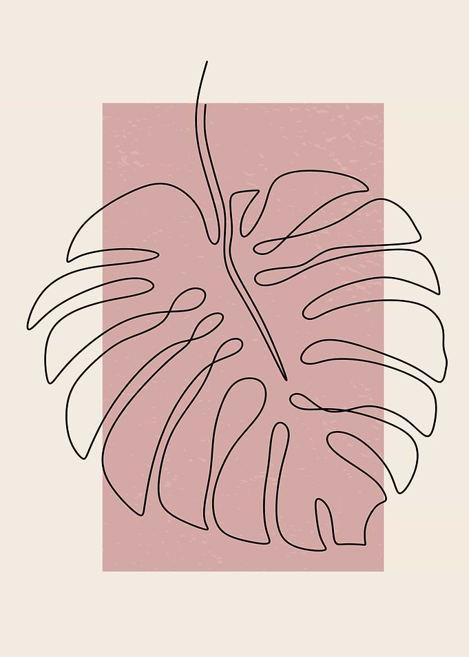 Botanical Tropical Leaf 4