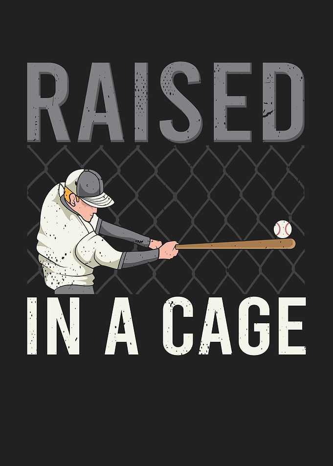 Raised In a Cage Baseball