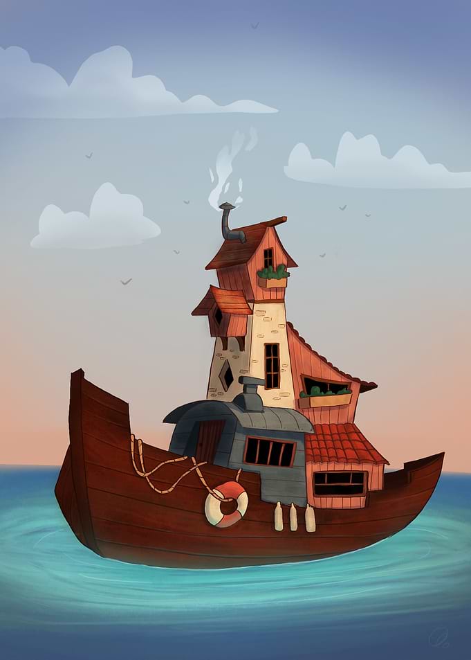 House boat