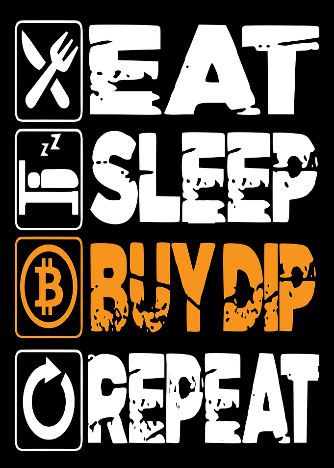 Eat sleep buy dip repeat