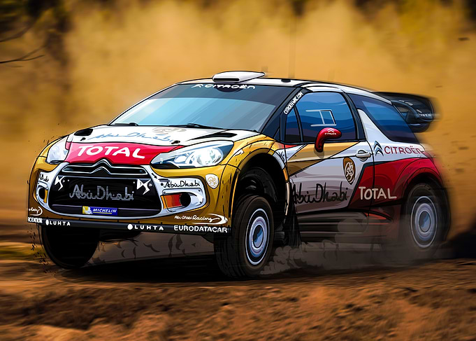 Citroen DS3 WRC Artwork