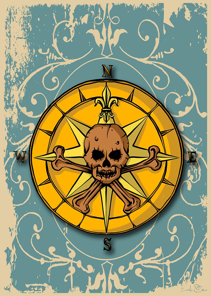 Pirate compass