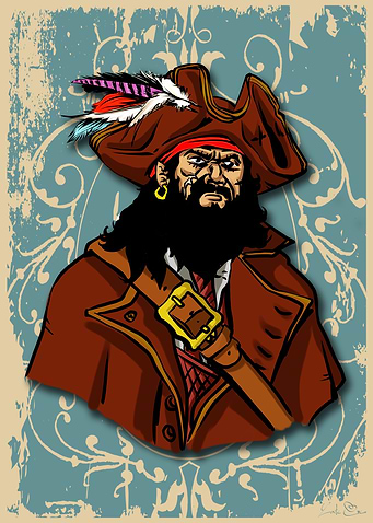 Pirate portrait