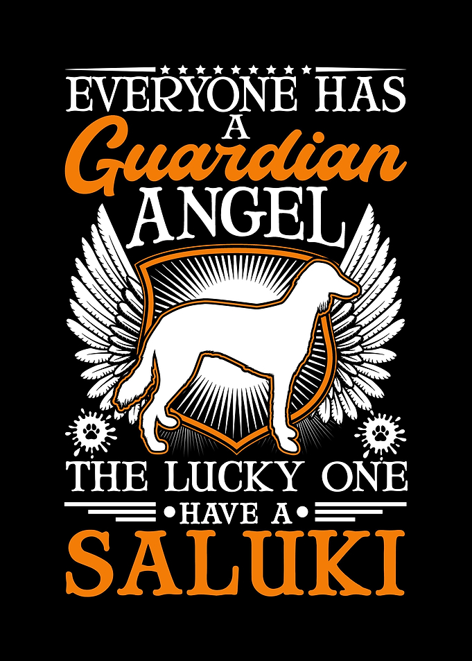 Saluki Guardian Angel