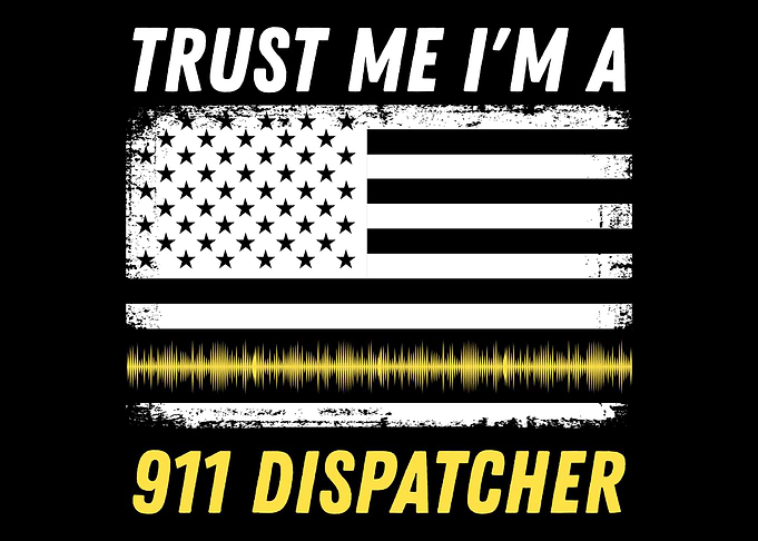 Dispatcher 911 Thin Gold